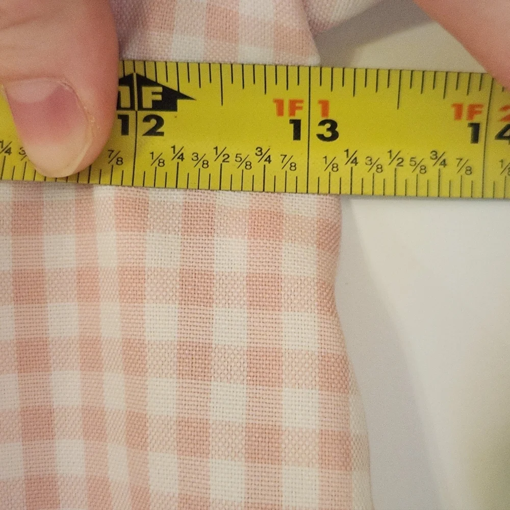 VTG Youngland Pink White Plaid Short Puff Sleeve Dress Size 6t‎ READ #S899